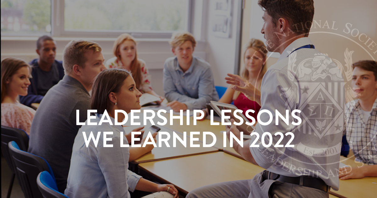 Leadership Lessons We Learned in 2022 | NSLS Blog