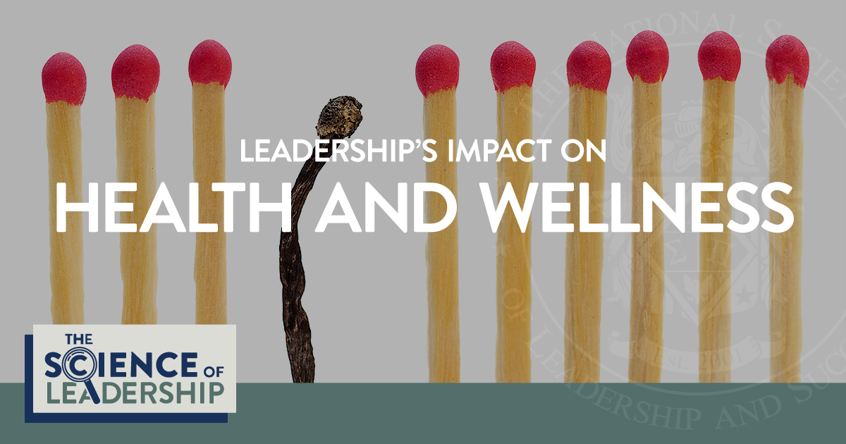 Leader's Impact on Health and Wellness | The Science of Leadership | One burned match surrounded by other unlit matches with red tops